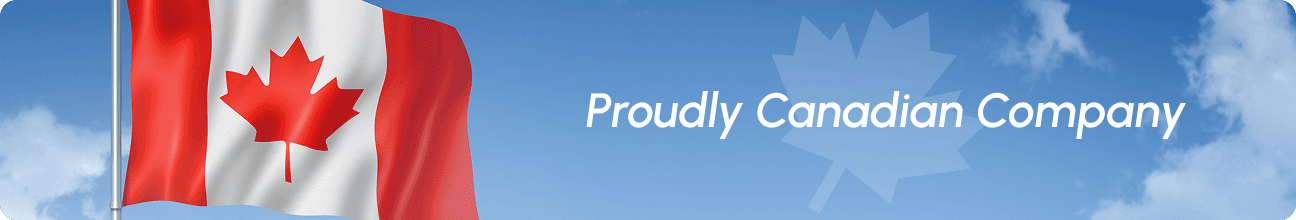 Proudly Canadian Company Banner - Green Wave Packaging