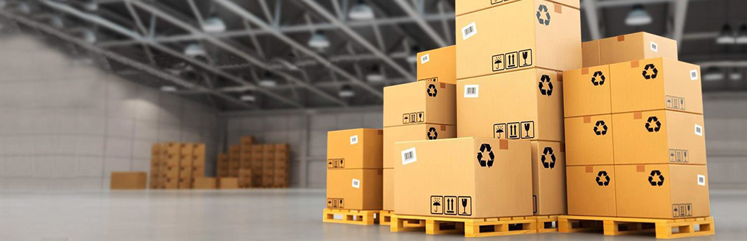 Packaging products background